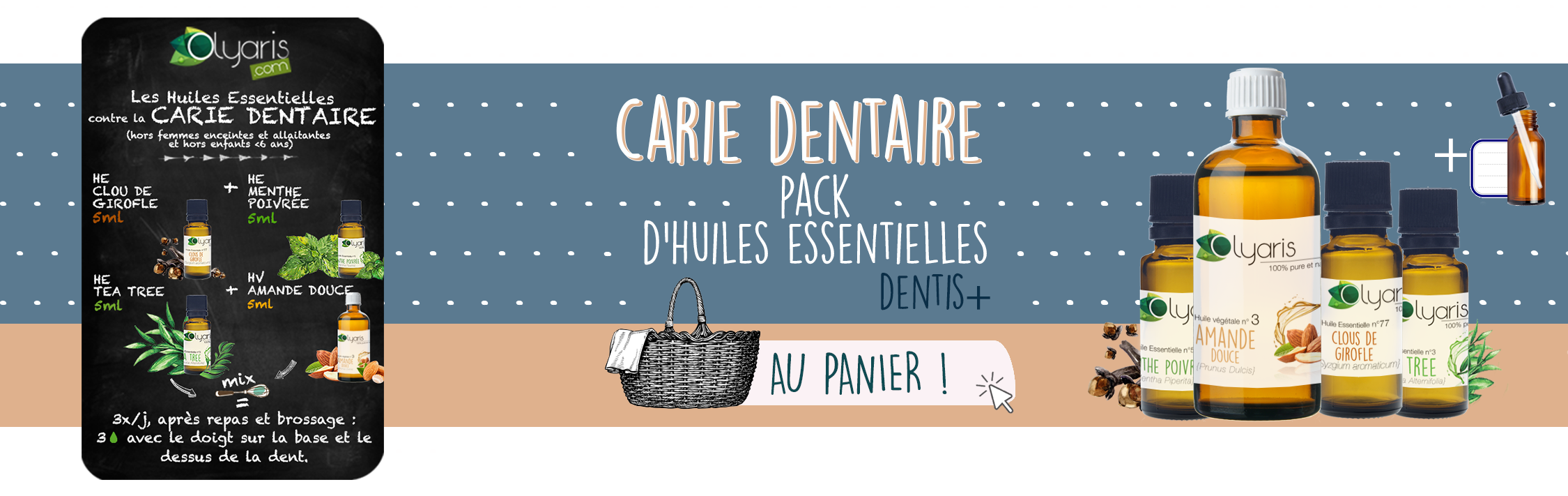 Caries : les Huiles Essentielles à Utiliser par Olyaris